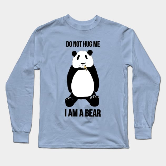 Pandas Can Be Tricky Long Sleeve T-Shirt by KookPoems